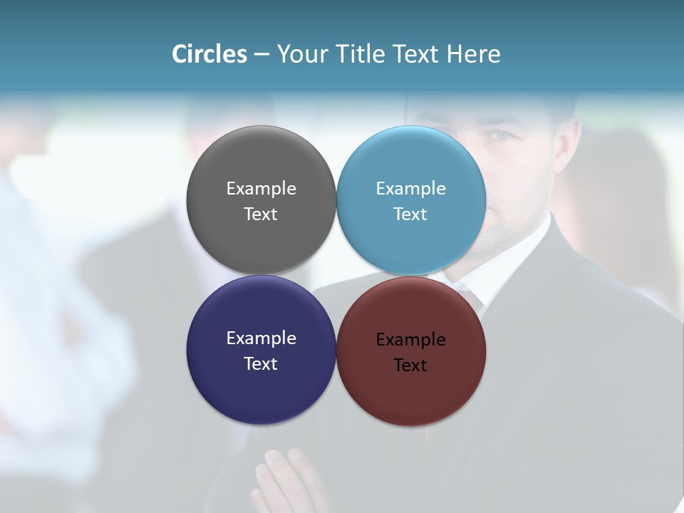 Men Employee Human PowerPoint Template