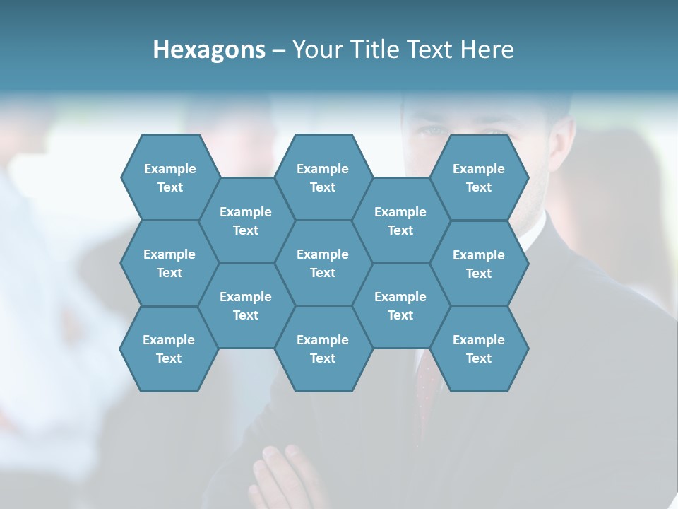 Men Employee Human PowerPoint Template