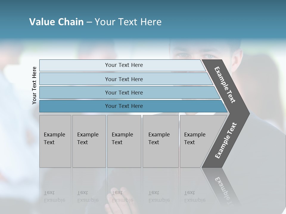 Men Employee Human PowerPoint Template