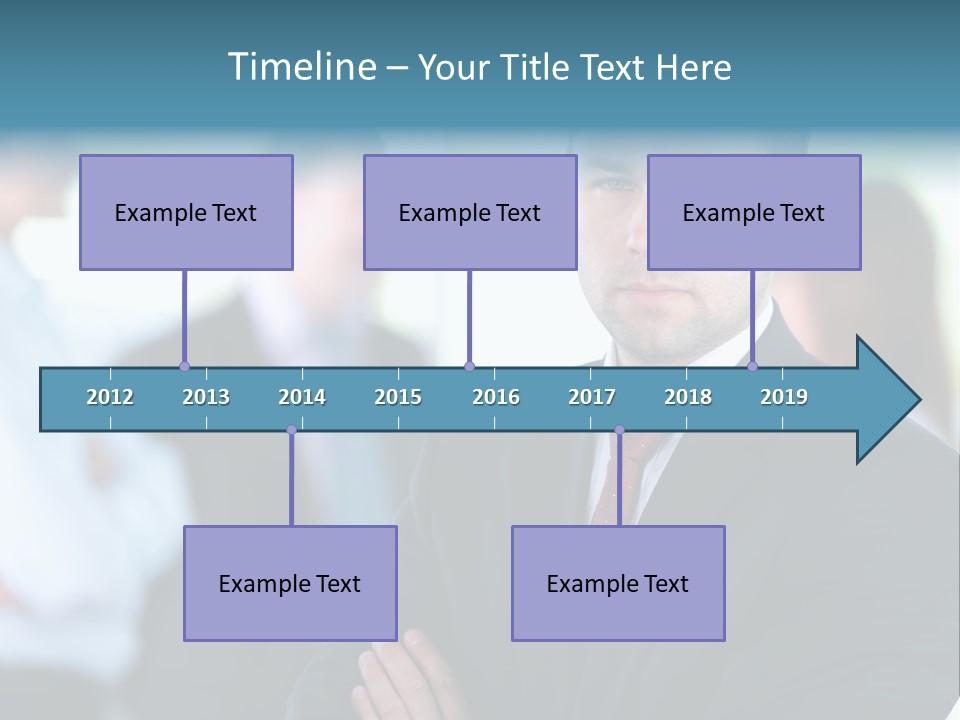 Men Employee Human PowerPoint Template