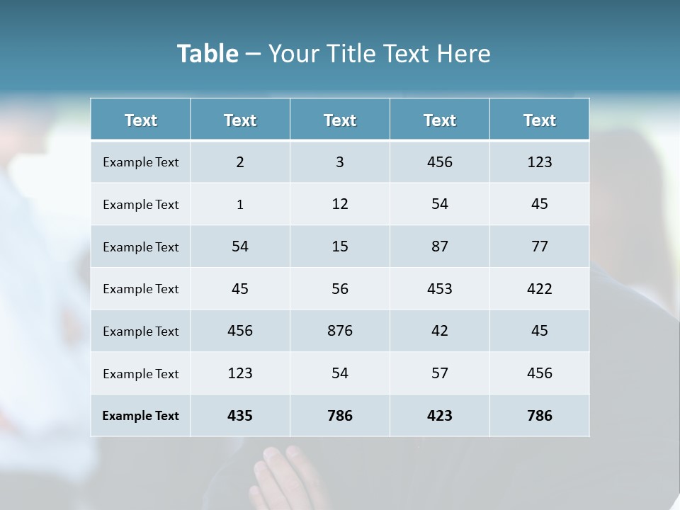 Men Employee Human PowerPoint Template