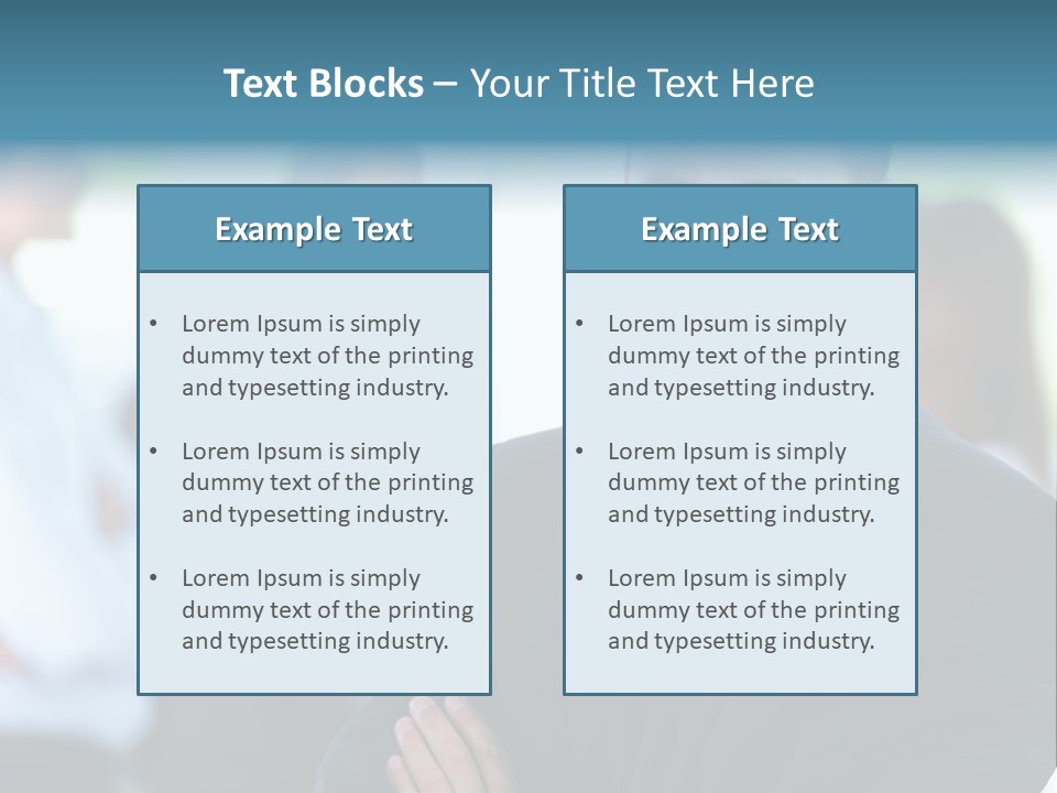 Men Employee Human PowerPoint Template