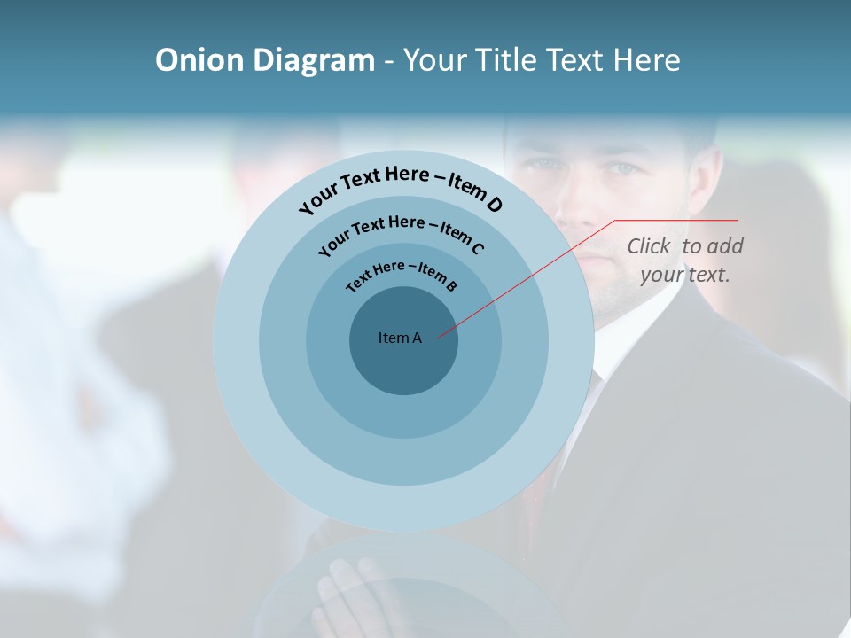 Men Employee Human PowerPoint Template
