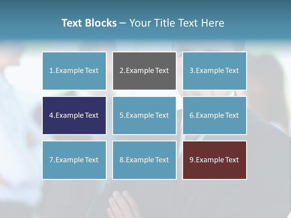 Men Employee Human PowerPoint Template