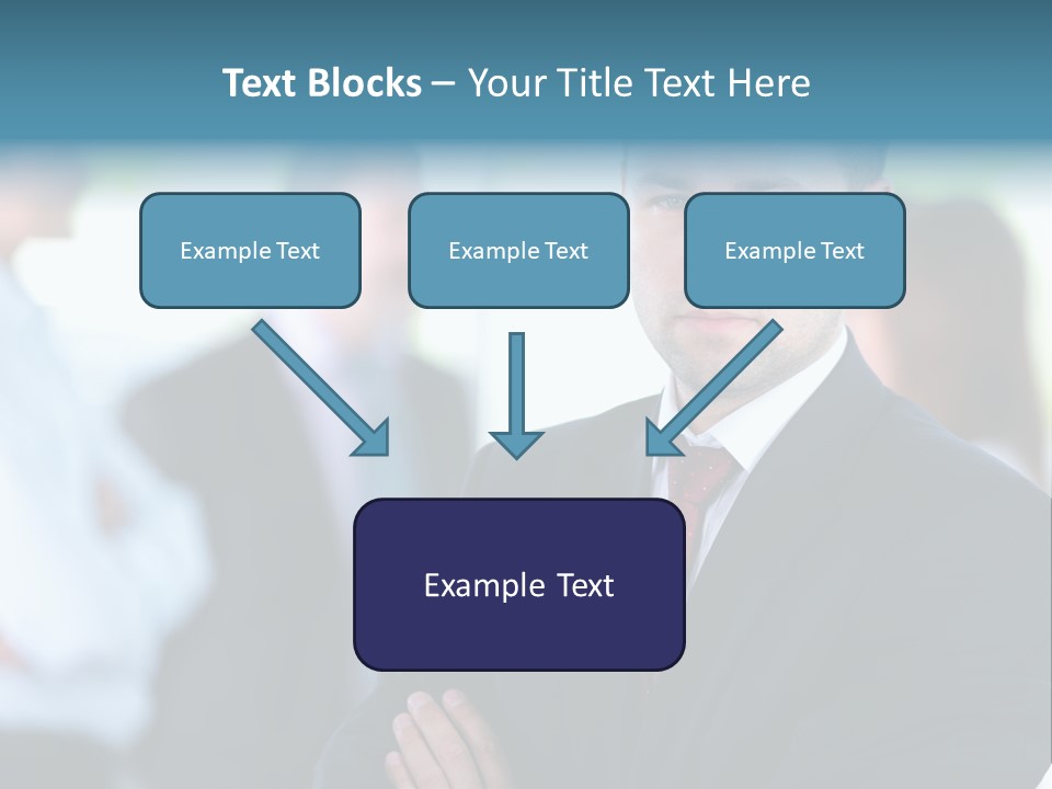 Men Employee Human PowerPoint Template