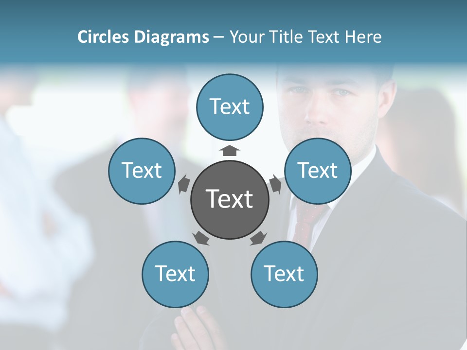 Men Employee Human PowerPoint Template