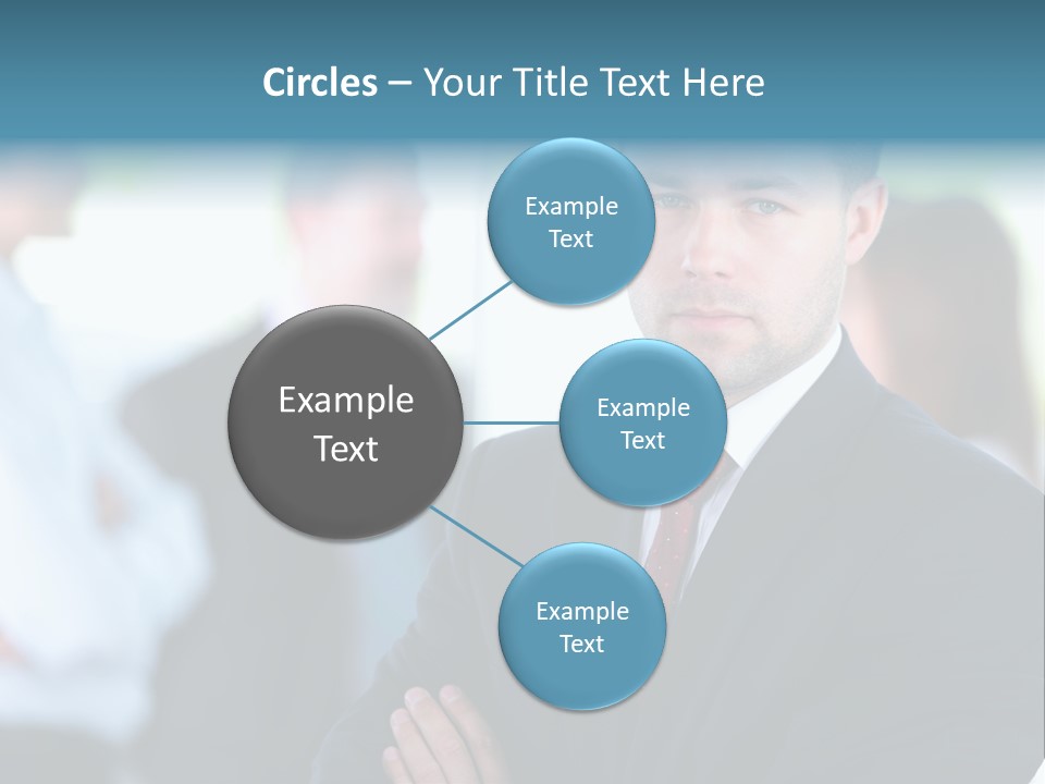 Men Employee Human PowerPoint Template