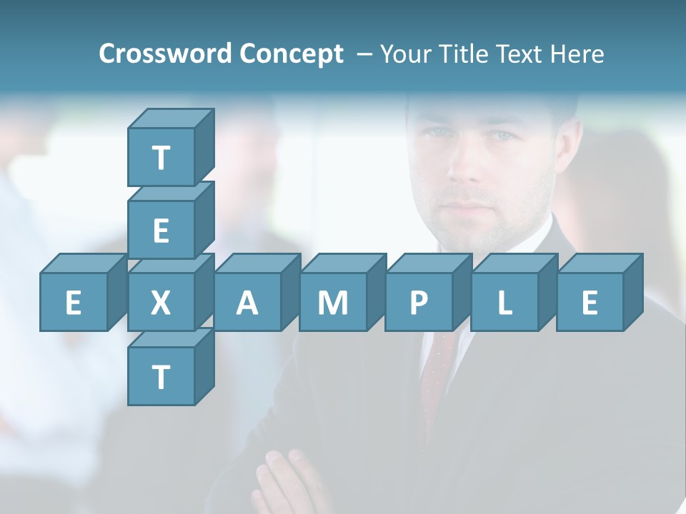 Men Employee Human PowerPoint Template