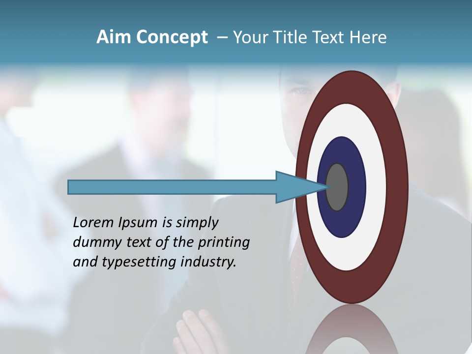 Men Employee Human PowerPoint Template