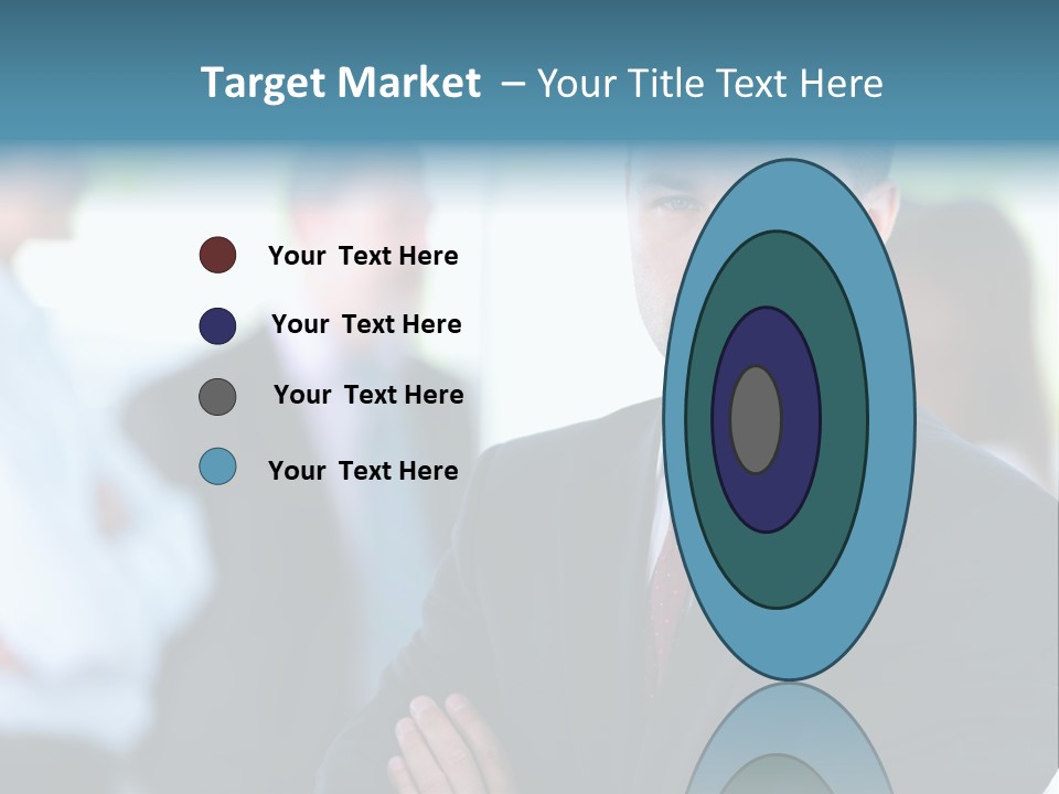 Men Employee Human PowerPoint Template