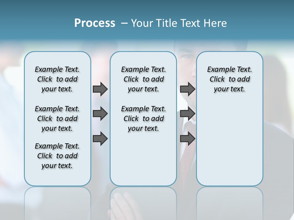 Men Employee Human PowerPoint Template