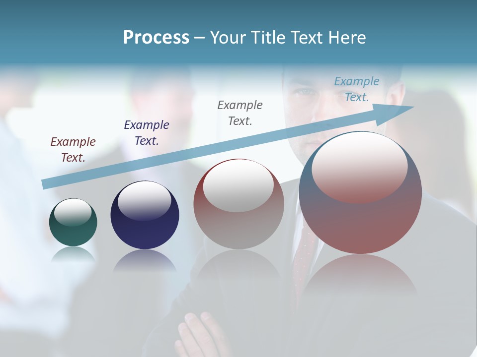 Men Employee Human PowerPoint Template
