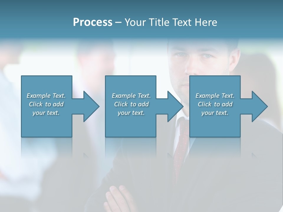 Men Employee Human PowerPoint Template