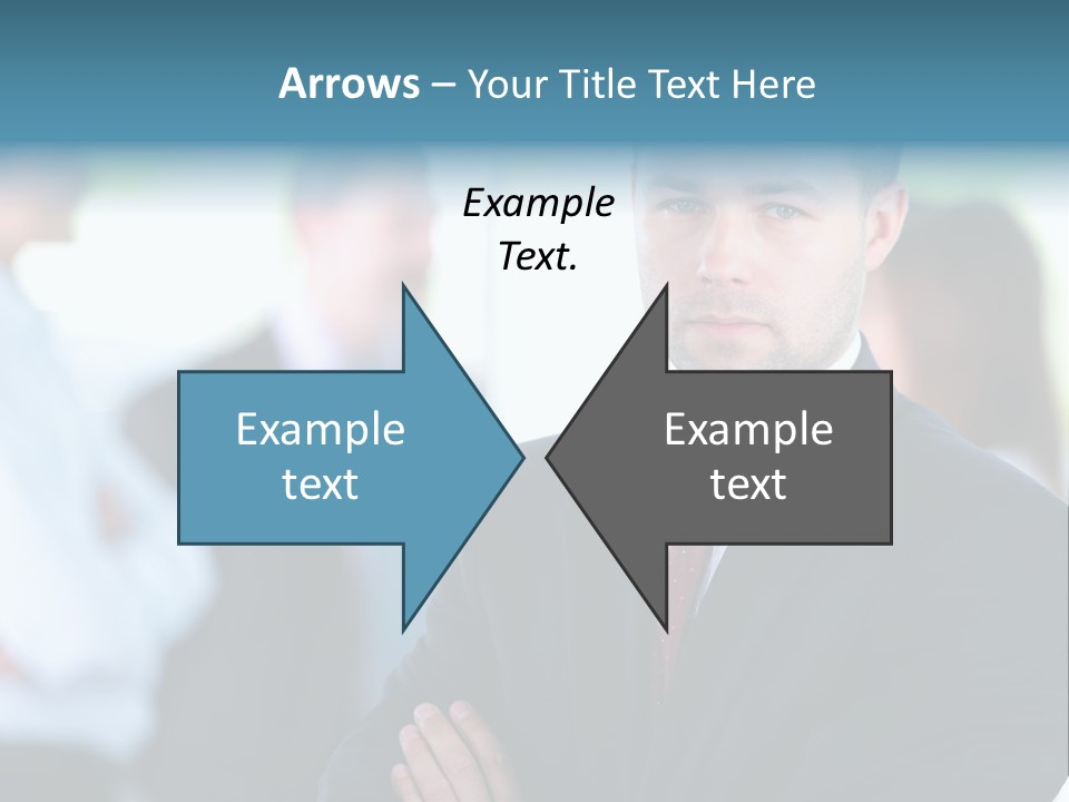 Men Employee Human PowerPoint Template