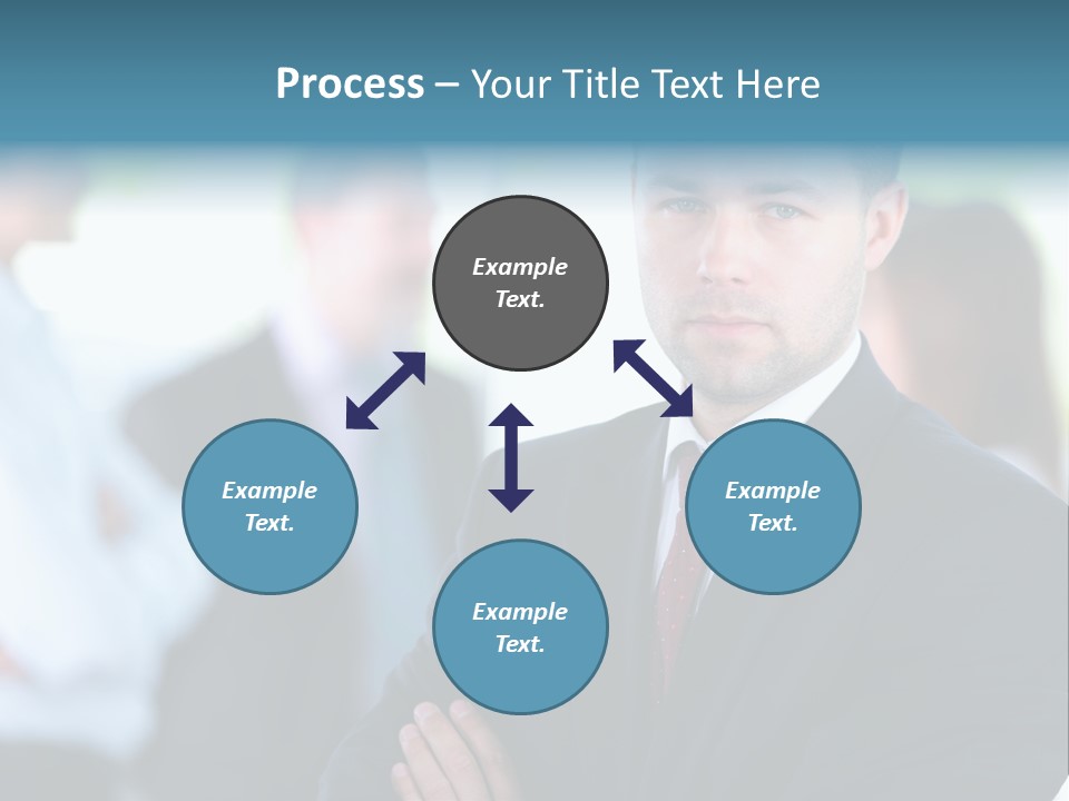 Men Employee Human PowerPoint Template