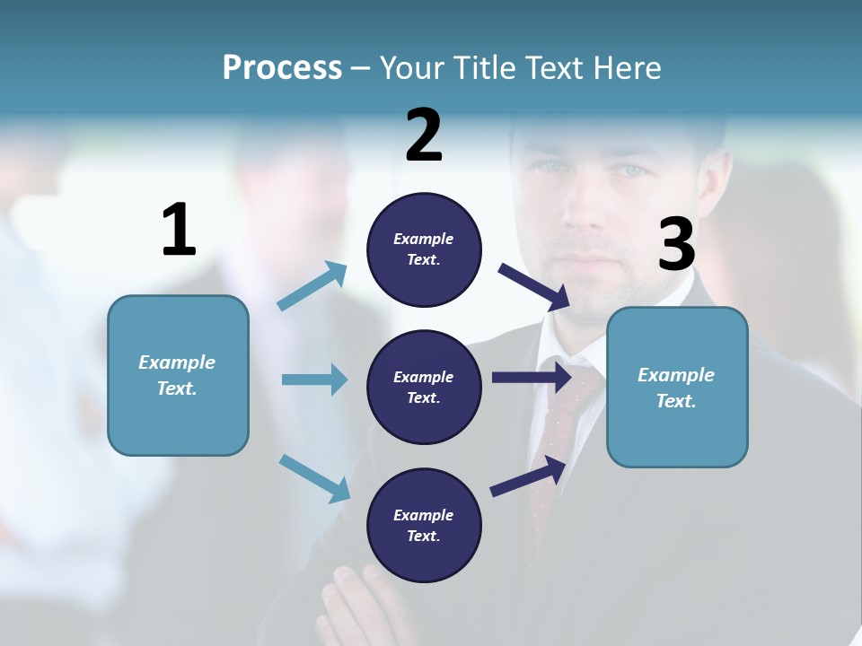 Men Employee Human PowerPoint Template