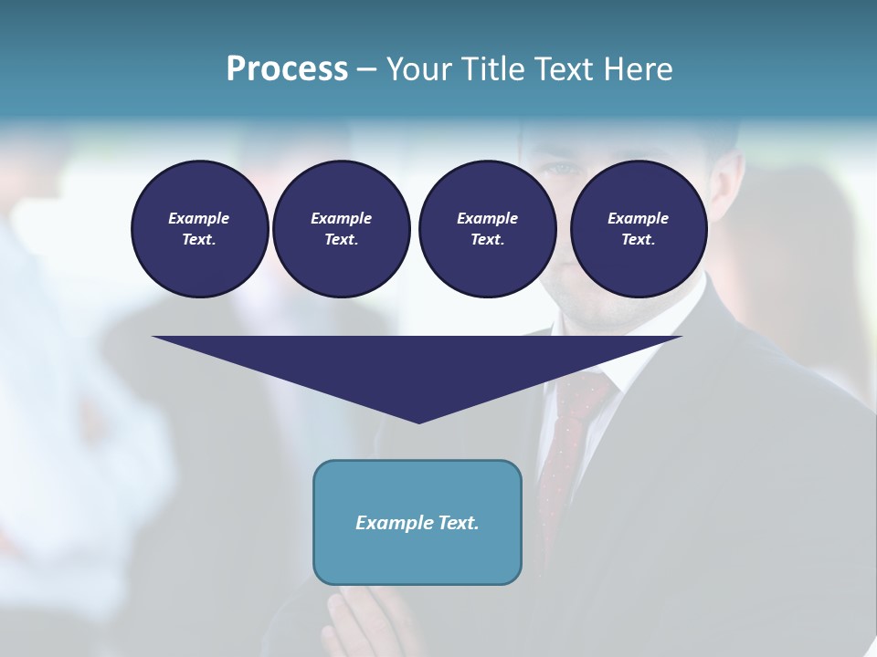 Men Employee Human PowerPoint Template