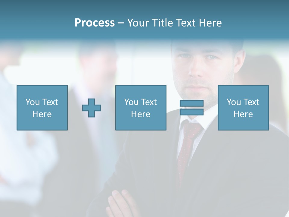 Men Employee Human PowerPoint Template