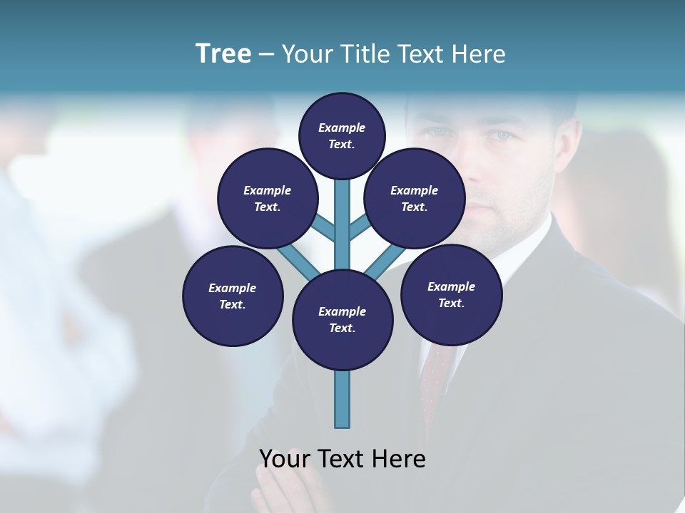 Men Employee Human PowerPoint Template