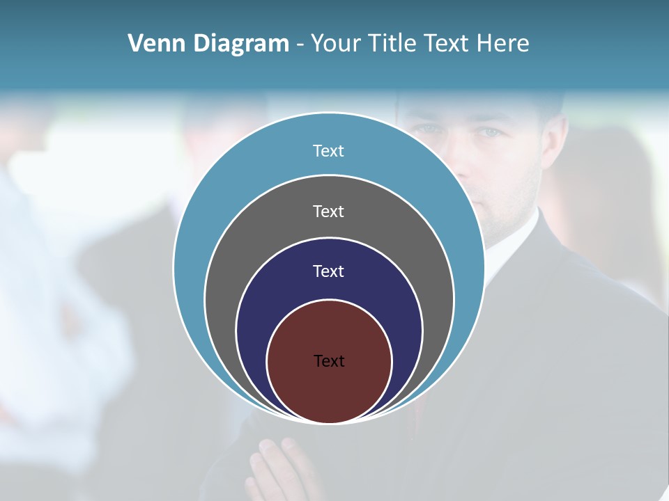 Men Employee Human PowerPoint Template