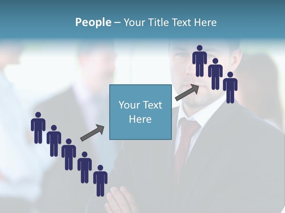 Men Employee Human PowerPoint Template