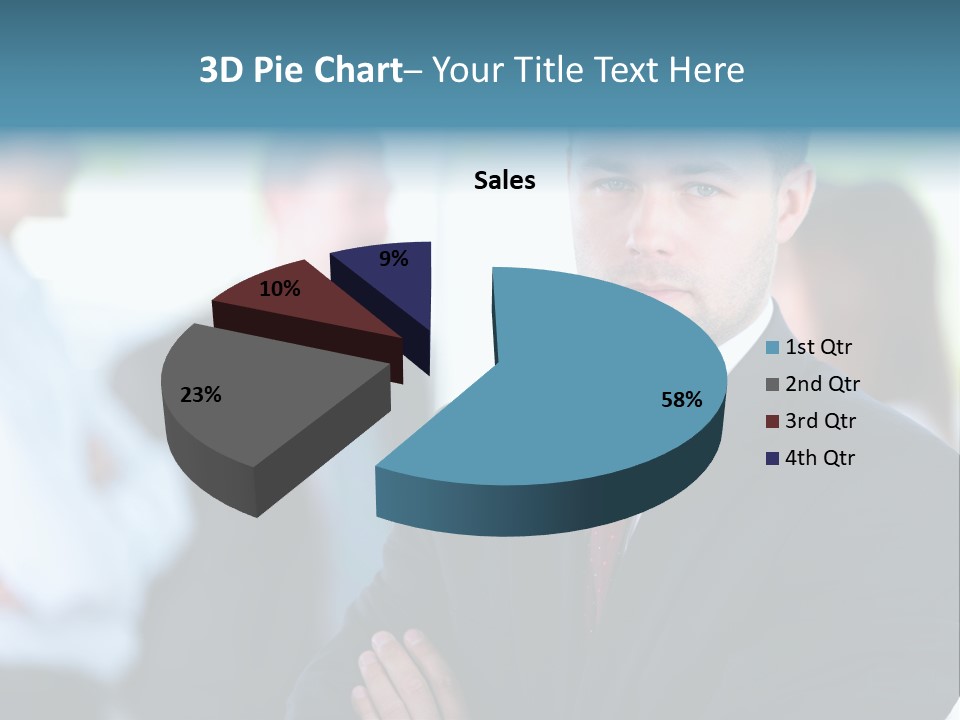 Men Employee Human PowerPoint Template