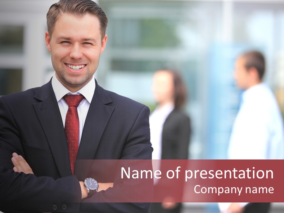 Successful Male Corporate PowerPoint Template