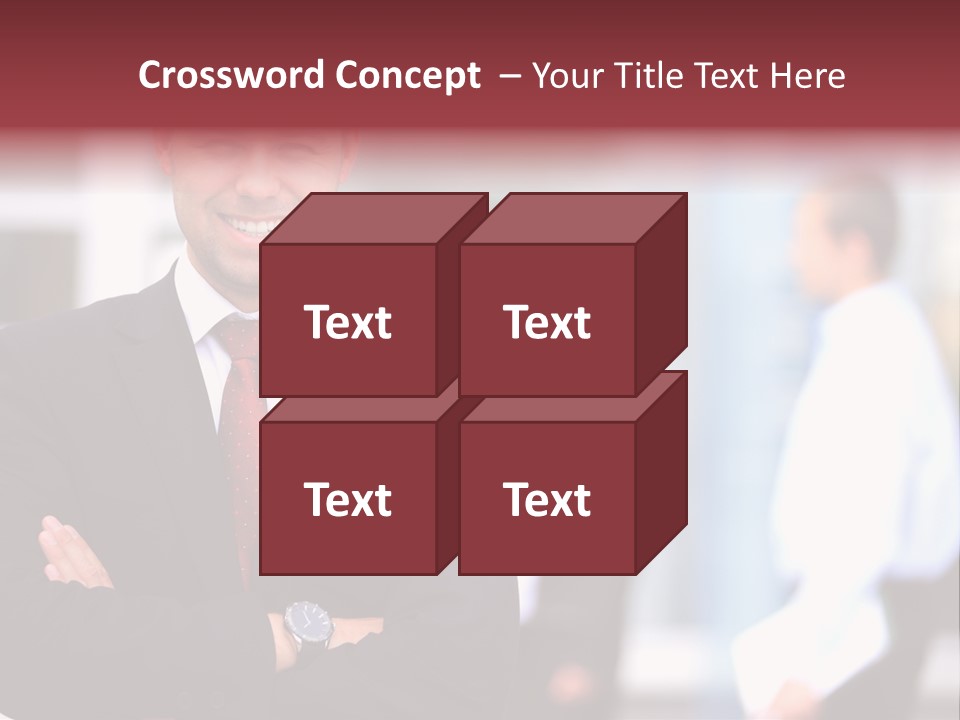 Successful Male Corporate PowerPoint Template