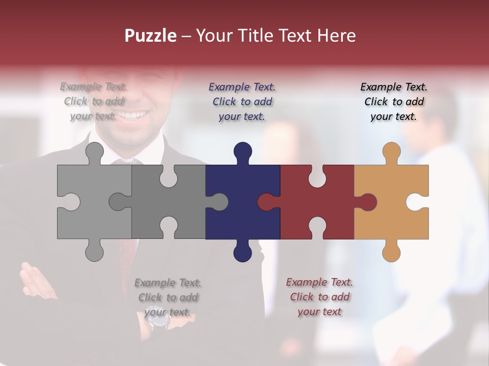 Successful Male Corporate PowerPoint Template