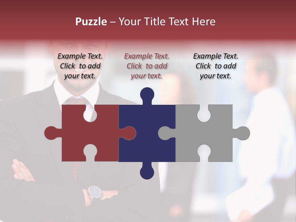 Successful Male Corporate PowerPoint Template