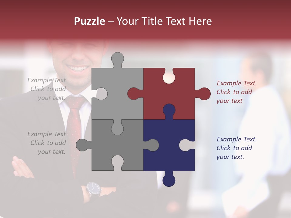 Successful Male Corporate PowerPoint Template