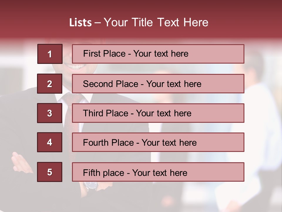Successful Male Corporate PowerPoint Template