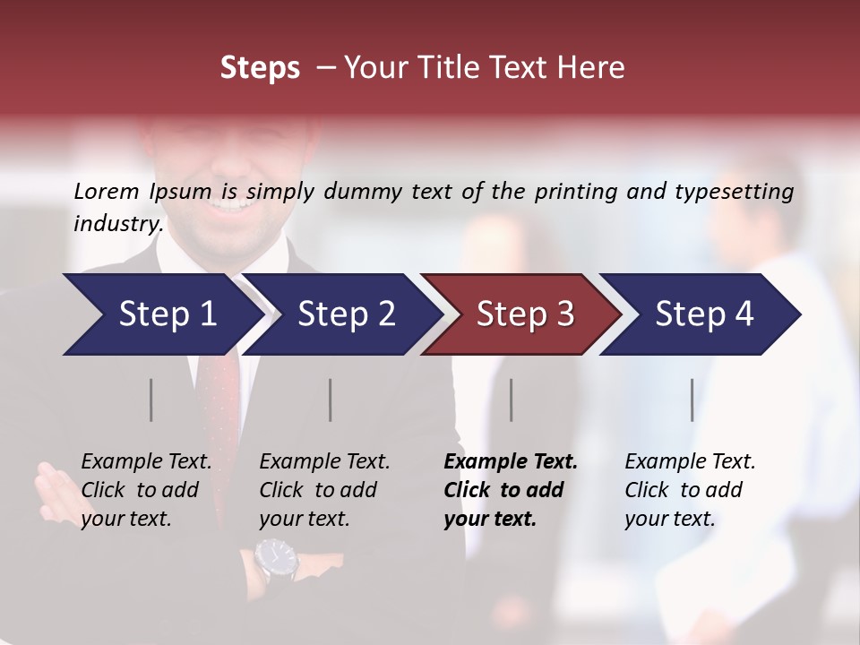 Successful Male Corporate PowerPoint Template