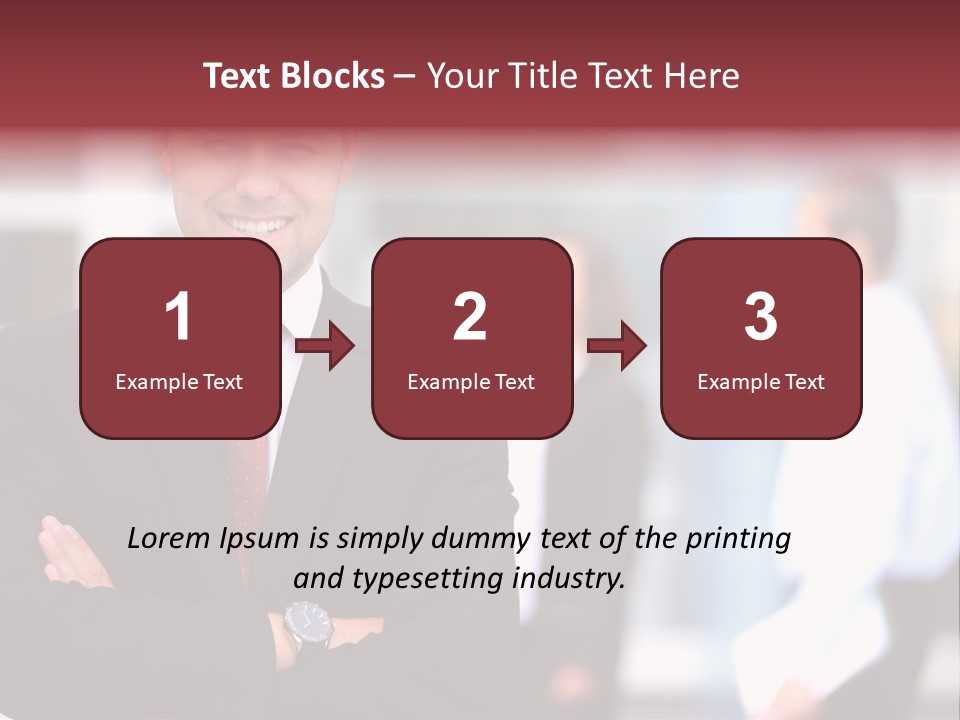 Successful Male Corporate PowerPoint Template