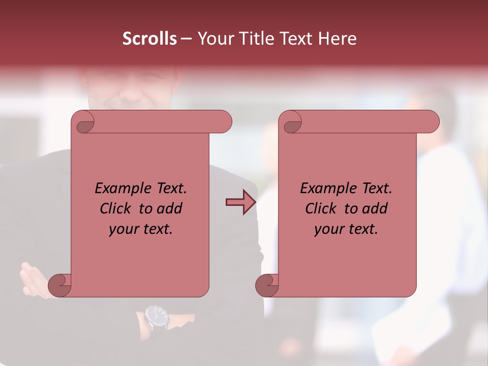 Successful Male Corporate PowerPoint Template