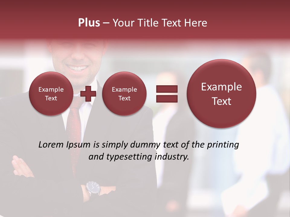 Successful Male Corporate PowerPoint Template