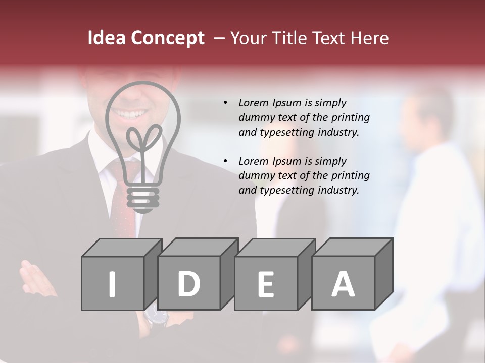 Successful Male Corporate PowerPoint Template