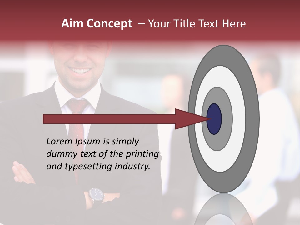 Successful Male Corporate PowerPoint Template