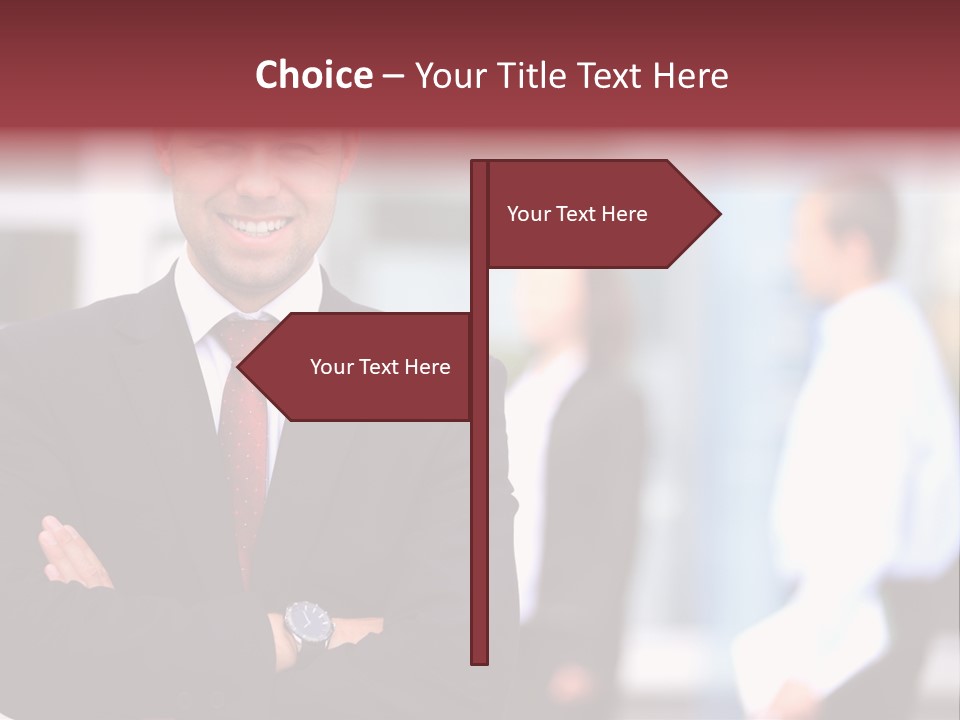 Successful Male Corporate PowerPoint Template