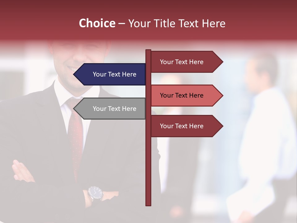 Successful Male Corporate PowerPoint Template