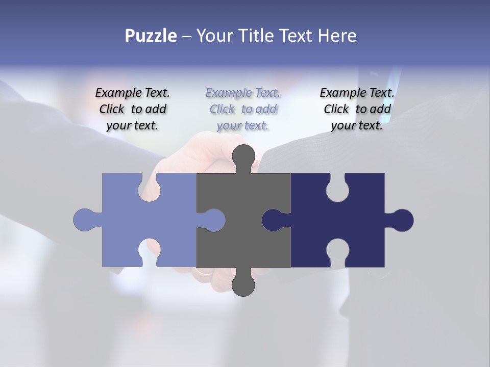 Male Agreement Success PowerPoint Template