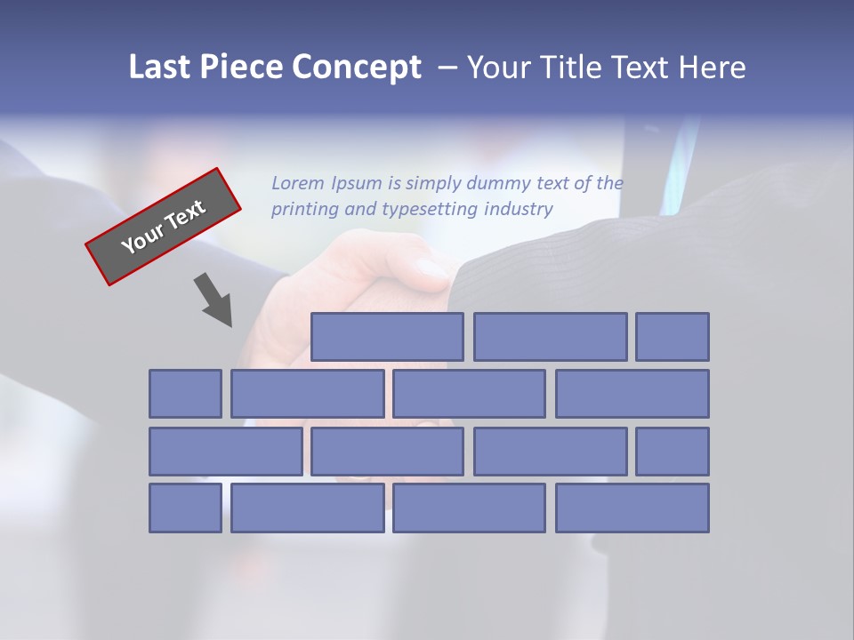 Male Agreement Success PowerPoint Template