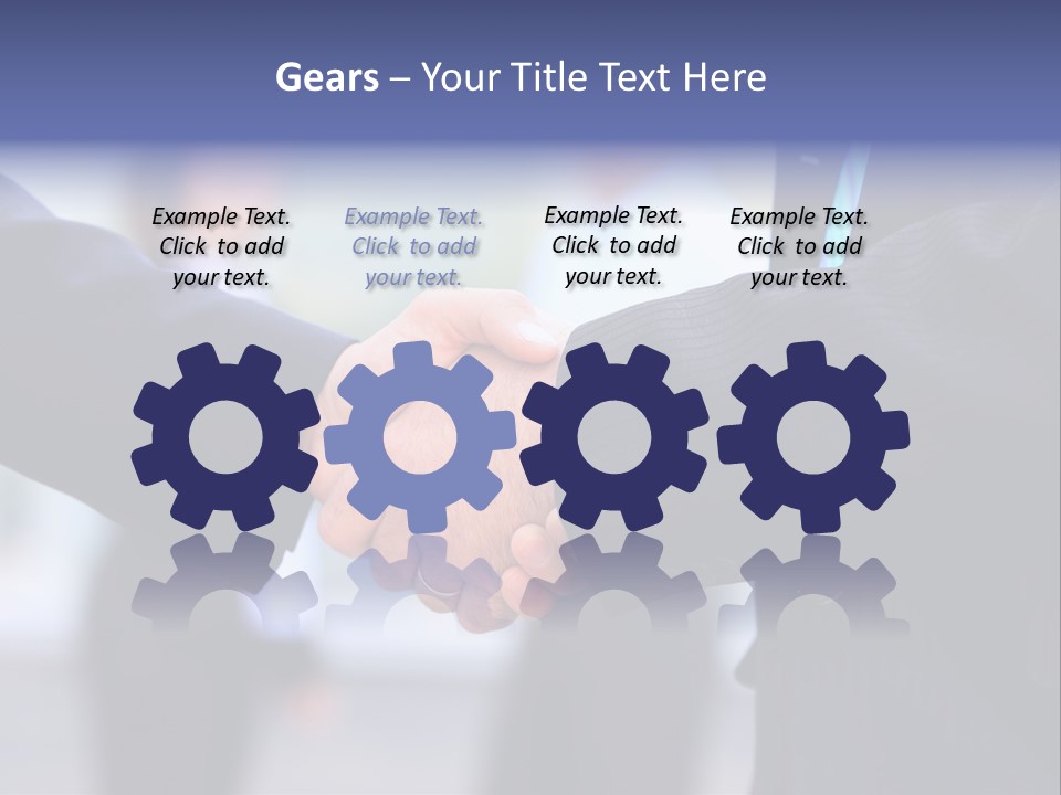 Male Agreement Success PowerPoint Template