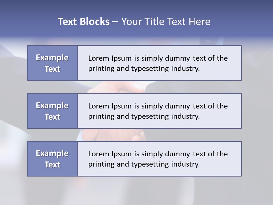 Male Agreement Success PowerPoint Template
