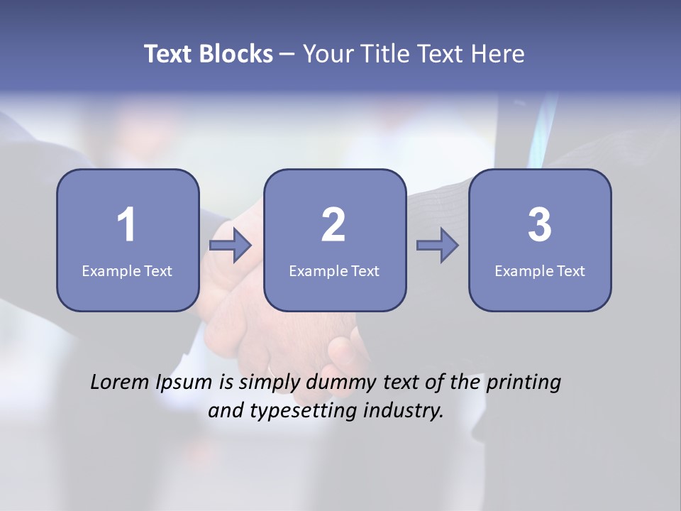 Male Agreement Success PowerPoint Template