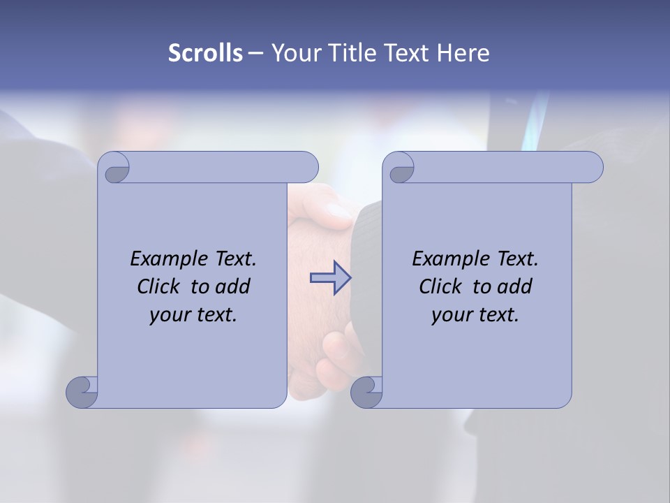 Male Agreement Success PowerPoint Template