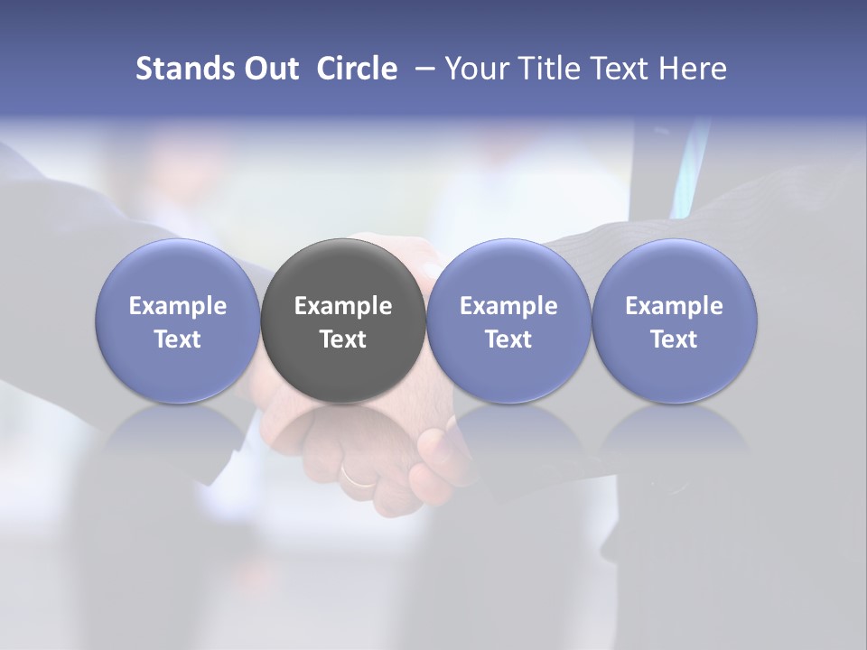 Male Agreement Success PowerPoint Template