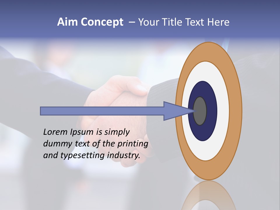 Male Agreement Success PowerPoint Template