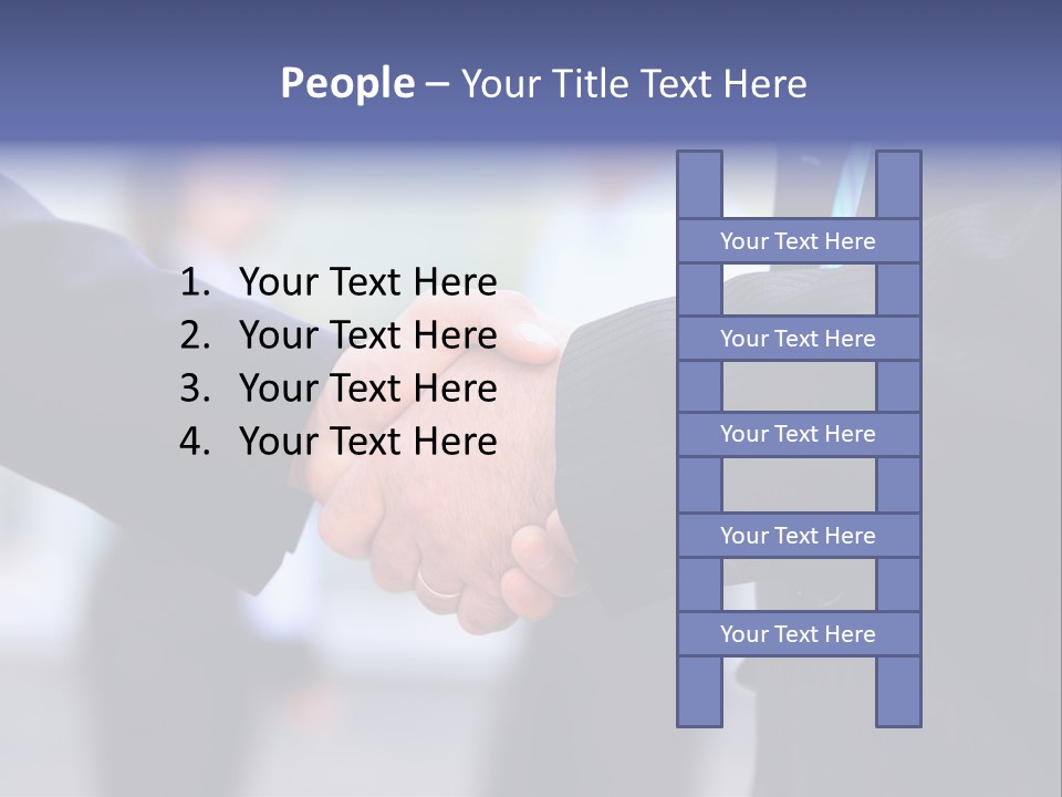 Male Agreement Success PowerPoint Template
