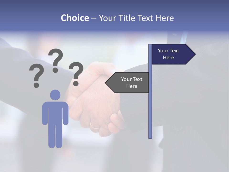 Male Agreement Success PowerPoint Template